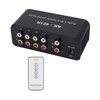 Kadimendium Audio Switch 1 In 4 Out DC 12V RCA