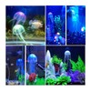 WishLotus 2 PCS Jellyfish Fish Tank Decorations, Simulation Jellyfish Plant