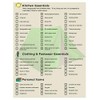 Ultimate Camping Hiking Gear Accessories Equipment Checklist -Laminated & Double