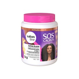 Salon Line Hair Conditioner, 2-in-1 Nourishing Cream Mask - Cremascara 2X1 Nutritiva 1000 Gr - (SOS Curls Collection - 35.27 Oz)