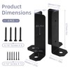 Cskunxia 4Pcs Adjustable Post Base Bracket Fit 1.5x1.5, 2x2, 2x4,