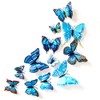 3D Butterfly Wall Sticker, Double Layer Butterfly, Refrigerator Sticker, Bedroom