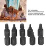 10Pcs Broken Screw Extractor Set 1/4 7/32 3/16 5/32 1/8