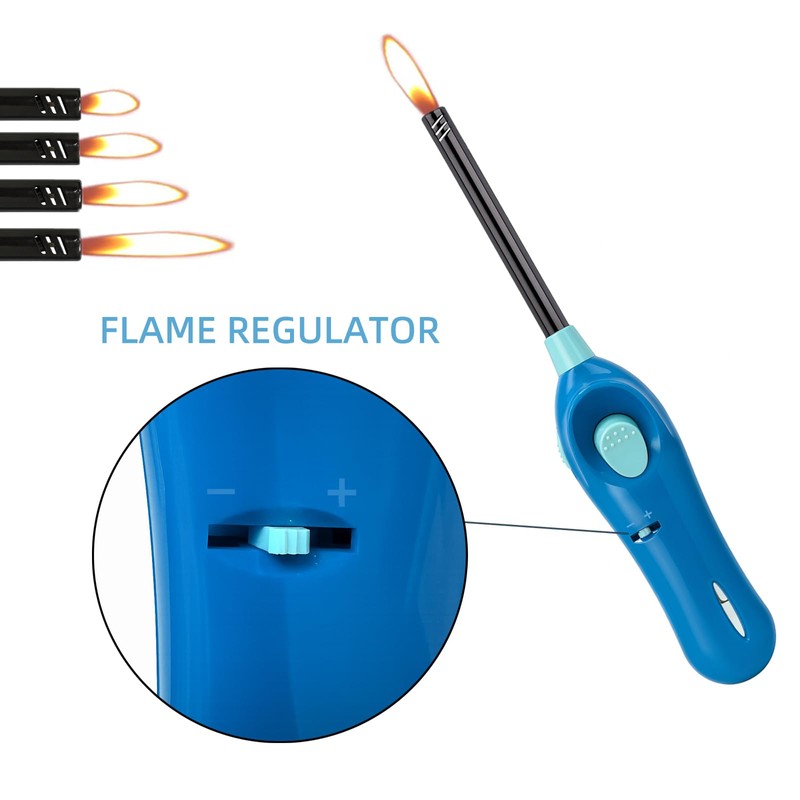 Emarful Candle Lighter Long Reach Neck,Extended Metal Wand Fire Lighters