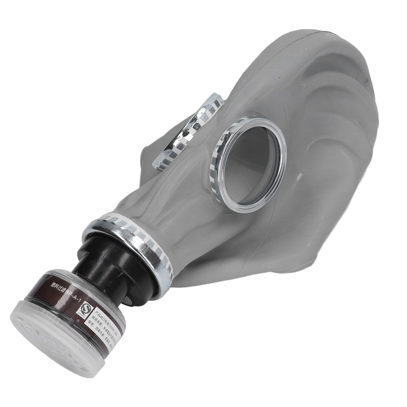 Gas Face Cover Activated Carbon Filtering Universal Rubber Comfortable Reusable