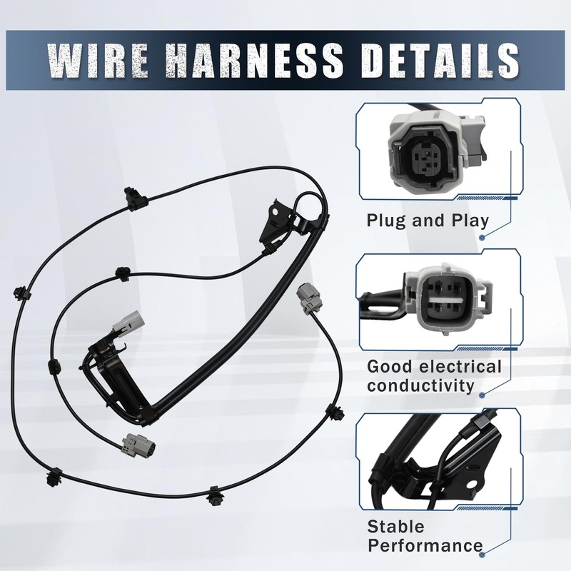 OTINUBEE 89516-0C050 ABS Rear Wheel Speed Sensor Wire Harness Compatible