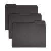 Smead 100 Pack Black Letter Size File Folders 11 Point
