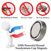 ULIBERMAGNET 150LB 2Pack Strong Neodymium Round Magnet with M8 Female