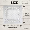 [MDSTYLE] 特大バンダナ 68.5cm x 68.5cm 綿100% メンズ & レディース ペイズリー