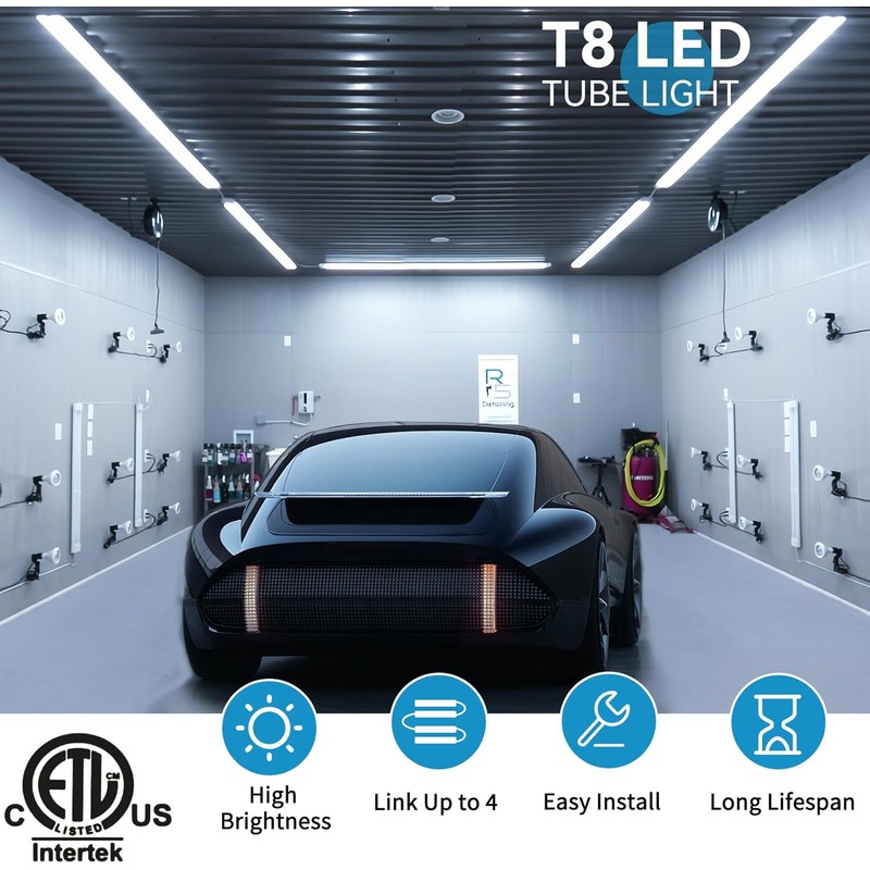 SHOPLED LED Shop Light 8FT, 90W 11700 LM 5000K Daylight