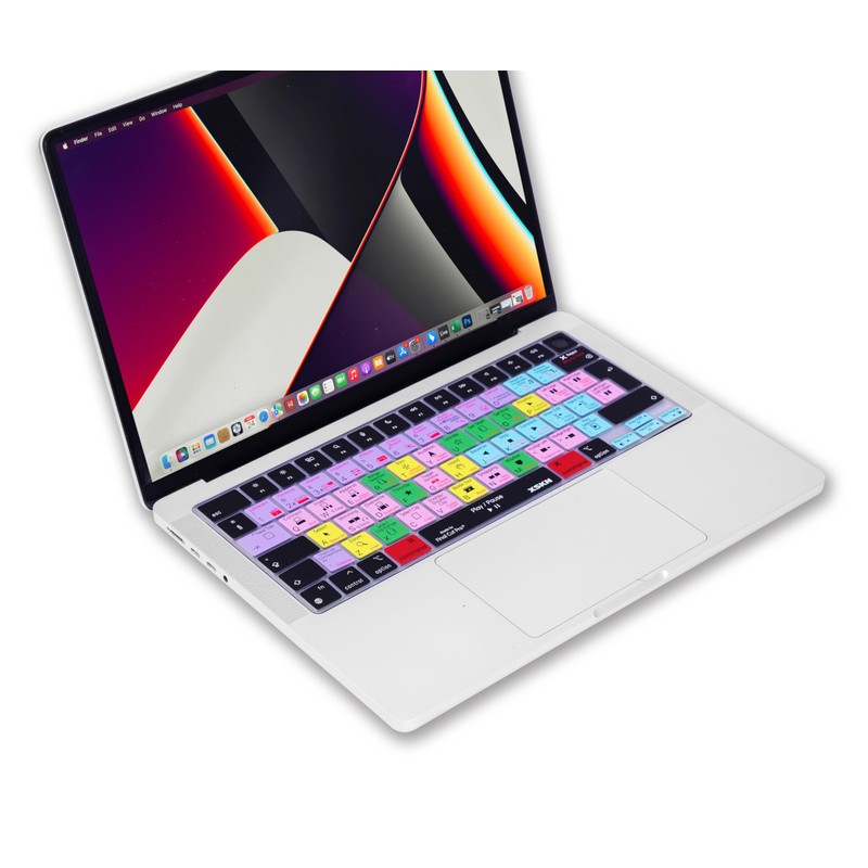 XSKN Final Cut Pro Shortcuts EU Version Silicone Keyboard Cover