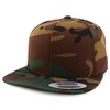 Trendy Apparel Shop Small Number 73 Back Embroidered Flatbill Snapback