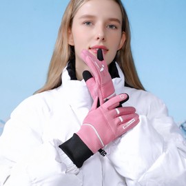 KynciLOR Womens Winter Gloves Mens Thermal Gloves with Touchscreen Fingers Anti-Slip Grip for Runing Working Texing Driving