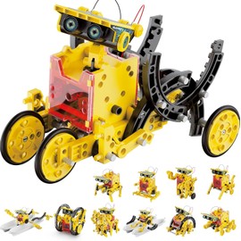 Hot Bee Solar Robot kit for Kids 8-12, 12-in-1 STEM Projects Science Experiment Kits for Kids Age 8-12,Building Robot Toy, Birthday Gift for Boys Girls 8 9 10 11 12 Years Old