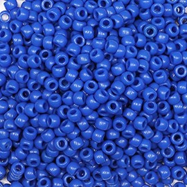 Tibaoffy Crafts Dark Blue Beads 6x9mm,Pony Beads Total About 1000pcs