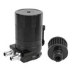 Car Oil Catch Can Internal Baffle Dual Chamber Filter Aluminium