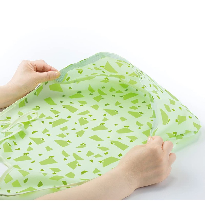 spill-proof meal apron peach free