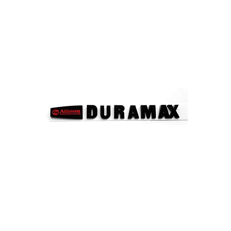 Yoaoo 2Pack OEM Allison Duramax Emblems Badges Compatible with Silverado