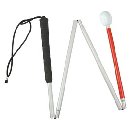 Europa Folding Cane w-Reizen Marshmallow Hook Tip- 56-in.