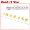 sourcing map Polyhedral Dice Set, 7 Pcs Acrylic Dice for