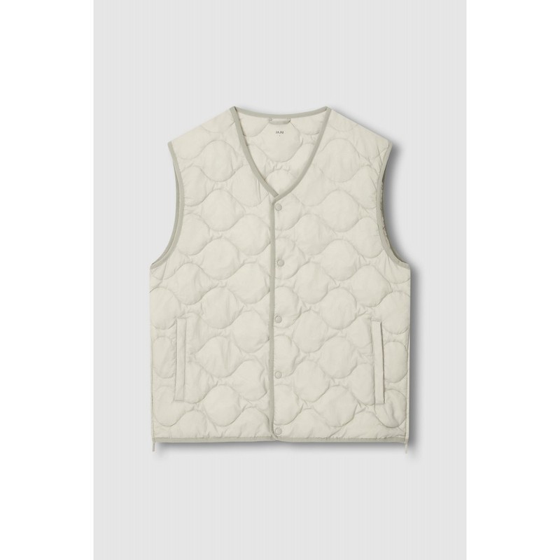 JAJU [JAJU/자주] 남 라이트 다운필 베스트_카키그레이 [JAJU] Men's Light Down