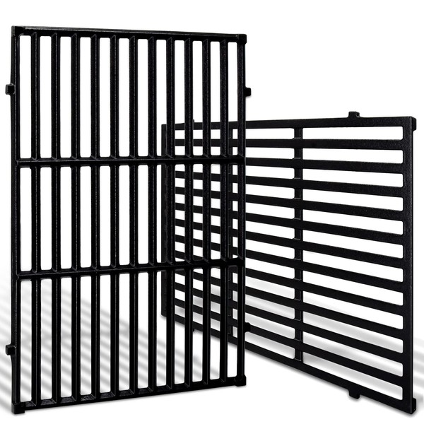 Adviace 17.5 Inch 7638 Cast Iron Grill Grates Replacement for