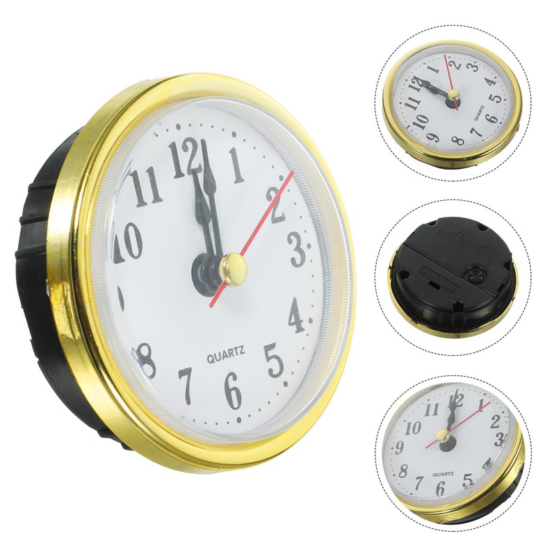 Gadpiparty Embedded Clock Head DIY Clock Insert Alarm Clock Flip