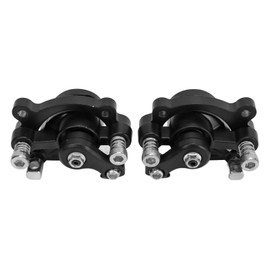 1pair Disc Brake Calipers Aluminum Alloy Front Rear Disc Brake Calipers for MBX10 MBX11 Mini Dirt Bike Black
