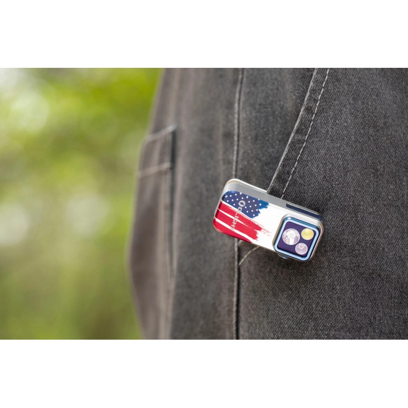 Olight Oclip Pro Stars & Stripes Edition 500 Lumens Clip