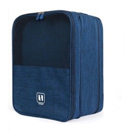 Shoe Bag for Travel, Portable Shoe Bag, Travel Shoe Bag, 2 Layer Shoe Bag for Travel, Waterproof Travel Bag, Travel Trolley Bag, darkblue, Unisex