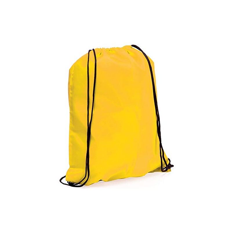 eBuyGB Unisex's Reusable Polyester Drawstring Backpack, Gym Rucksack, School Sport,