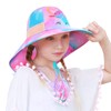 PASHOP Girls Sun Hat Anti-UV Wide Brim UPF 50+ Sun