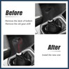 INFINAUTO Black Universal 6 Speed Car Gear Shift Knob PU