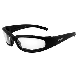 Global Vision Eyewear Chicago- Photochromic Light Adjusting Foam Padded Motorcycle Sunglassses