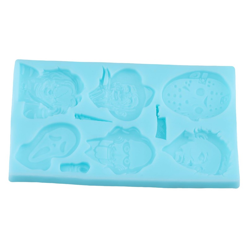 Halloween Silicone Molds Horror Cartoon Character Fondant Mold