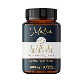 Colágeno de Membrana de Huevo IVX-HEM™ con Vitamina C | Soporte Articular, Elasticidad y Movilidad | 90 Cápsulas | VIDALIA by THE MIX SUPERFOODS