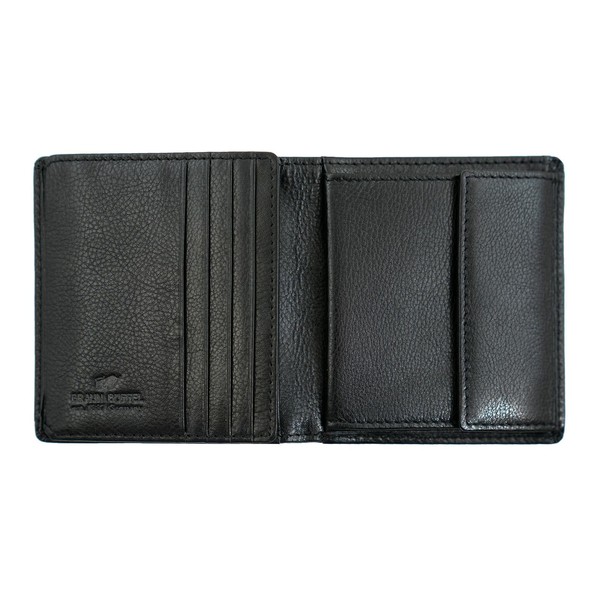 BRAUN BÜFFEL Arezzo Carré 8CS RFID Wallet Black, black, rfid