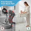DZMDIP Baby Bathtub with Stand,Collapsible Infant Bath Tub