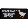 Ivamis Peace Was Never an Option Duck with Knife Iron