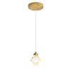 Crystal Pendant Light for Kitchen Island,Gold Chandelier Lights Fixture, Hanging