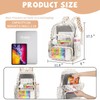 CAMTOP Clear Backpack Heavy Duty Transparent Bag See Through BookBag