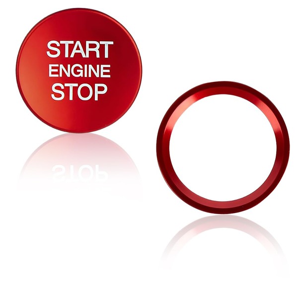 DIFLAX Car Start Stop Button Cover, Ignition Button Cover, Start