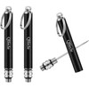 Qlfecle Portable Mini Titanium Toothpicks Holder, 2 Pieces Stainless Steel