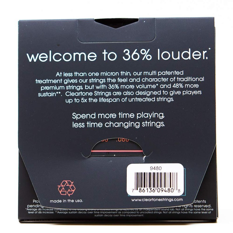 Cleartone Heavy Series Electric Guitar Strings (10-56 7-String)