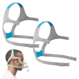 CPAP Mask Headgear, 2 Pcs Headgear for ResMed Mask, CPAP Machine Replacement Headgear Compatible with ResMed AirFit, Replacement for AirFit F20 Headgear, Ultra-Soft Nylon, Great Velcro Stickiness
