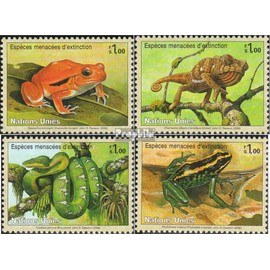 UN - Geneva 537-540 (complete.issue.) fine used/cancelled 2006 Amphibians and Reptiles (Stamps for collectors) Amphibians/reptiles/dinosaurs