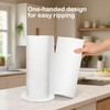 Buruis Wood Paper Towel Holder, Marble Base Modern Decorative Countertop