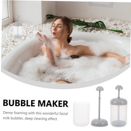 Baluue 2pcs Portable Travel Foaming Cup Manual Face Maker for Facial Cleanser Shampoo Shower Gel Easy to Use Stylish Design for Home Travel