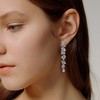 HAISWET Wedding Leaf Dangle Dangling Earrings for Women Bridal Statement