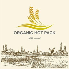 Organic Hot Pack, Return Guarantee, Steam and Heat Gentle Warmth Refreshes Every Day with "Jiwa" and Natural Materials, Curiace